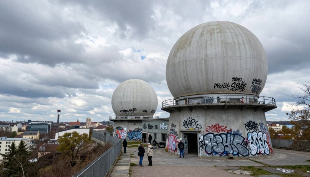 The Best Things to Do in Berlin 46 Abandoned Teufelsberg spy station with graffiti and panoramic Berlin views