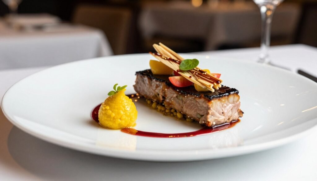 Best Restaurants Birmingham England 1 Adam's Restaurant in Birmingham England showing elegant plated dish