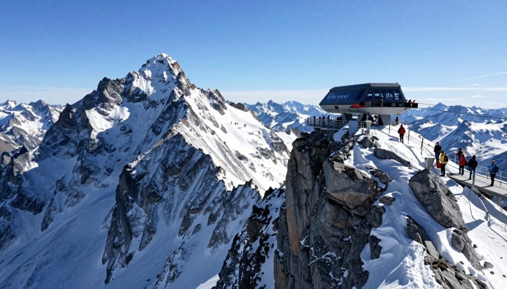 The Best Things to Do in Geneva 34 Aiguille du Midi cable car and viewing platform