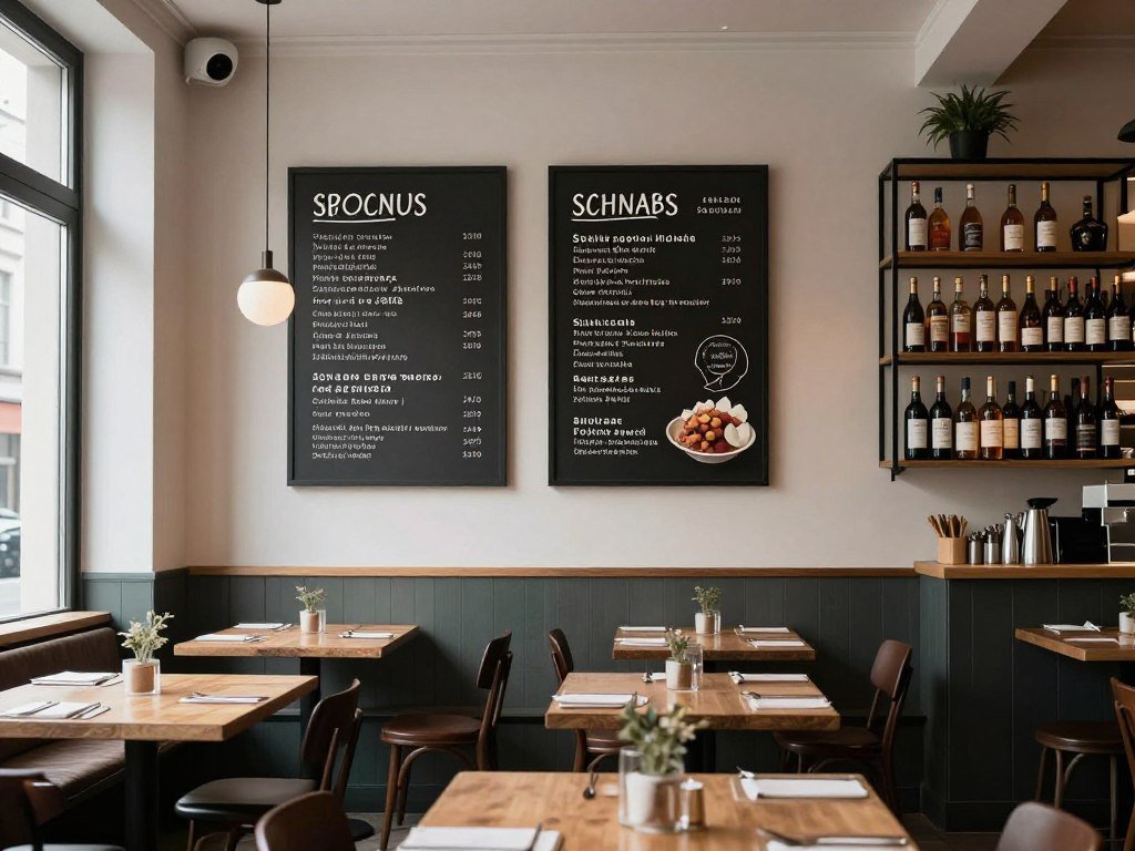 Almi Bistro modern dining space