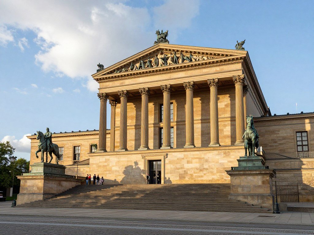 The Best Things to Do in Berlin 16 Alte Nationalgalerie exterior with classical columns and visitors on steps