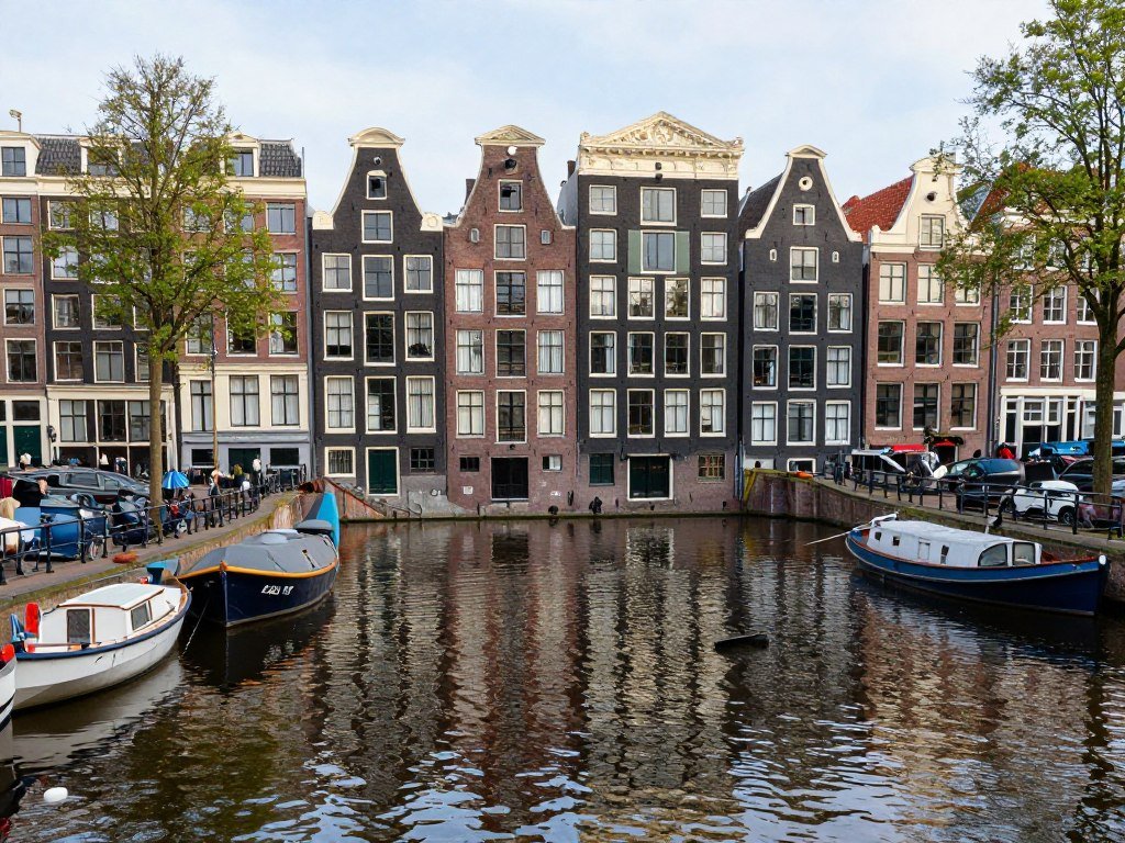 The Best Hotels in Amsterdam 1 Amsterdam's Canal Belt with historic buildings and boats