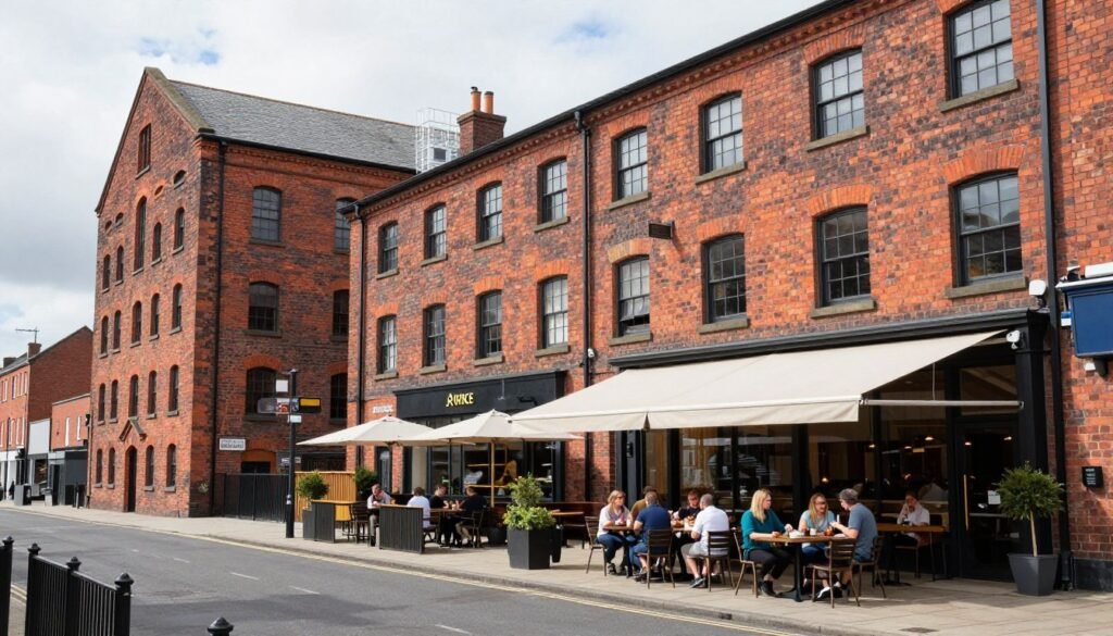 Ancoats' trendy restaurants and converted industrial buildings