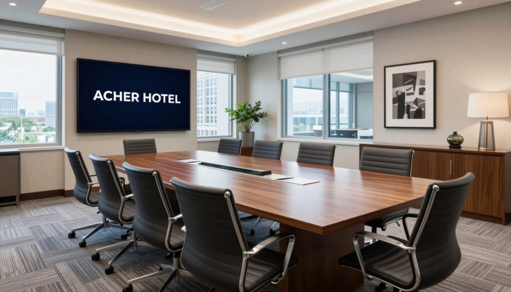 Archer Hotel Tysons Vienna business meeting room with hotels in vienna facilities