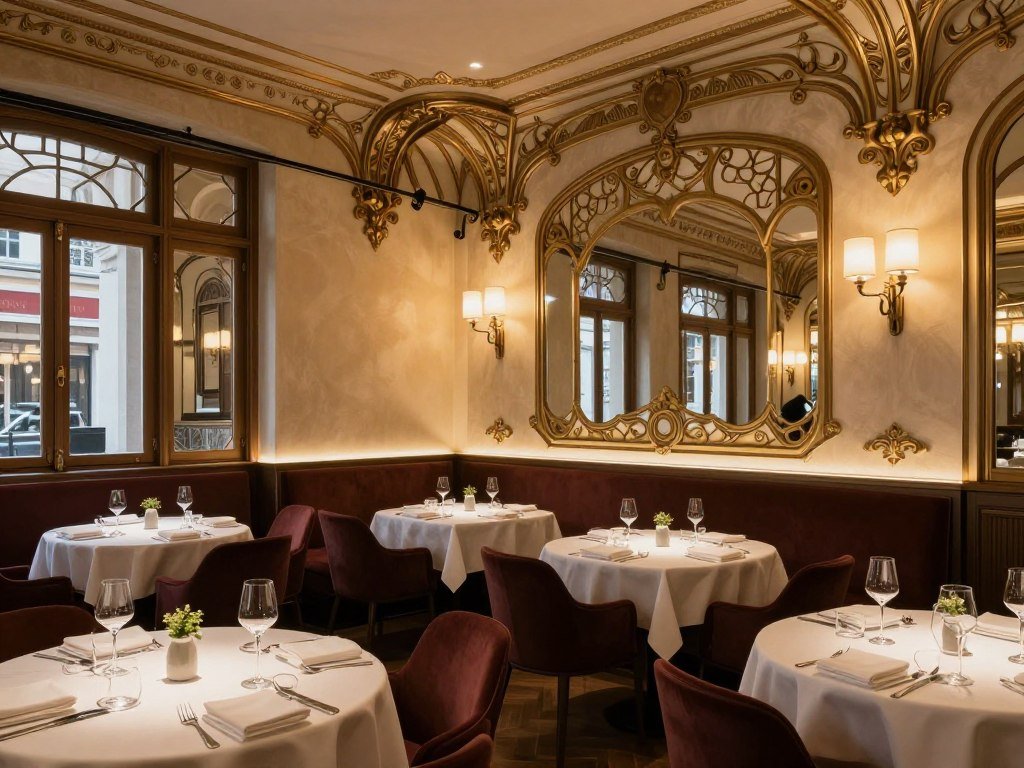 The Best Restaurants in Brussels 7 Art Nouveau interior of Comme Chez Soi restaurant in Brussels