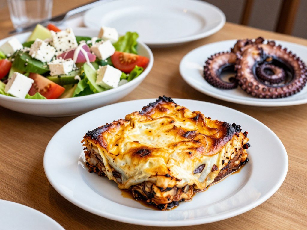 Athena Restaurant Greek dishes with fresh Mediterranean ingredients