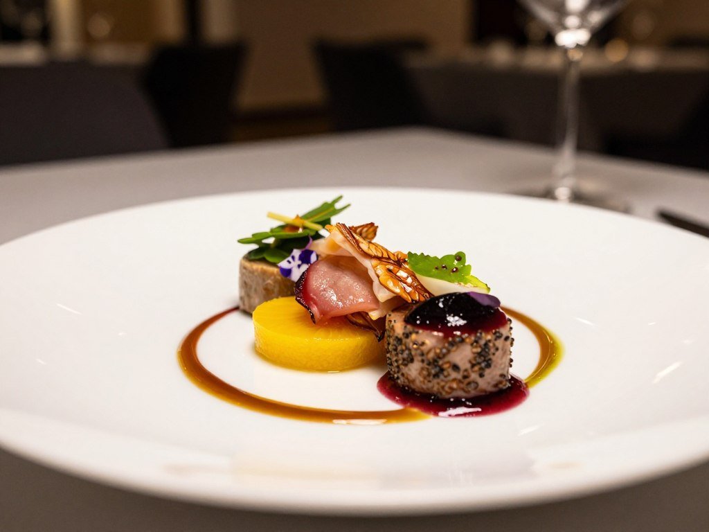 The Best Restaurants in Leiden Netherlands 3 Beautifully plated seasonal dish at Restaurant La Diva in Leiden