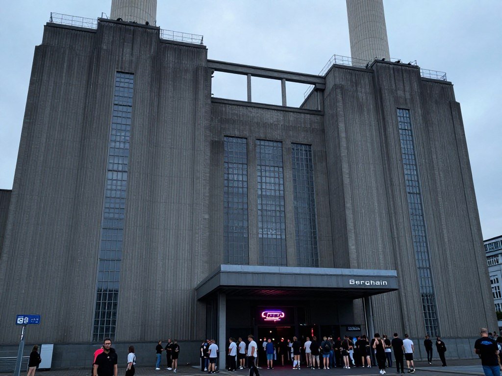 The Best Things to Do in Berlin 29 Berghain nightclub exterior showing industrial architecture and queue