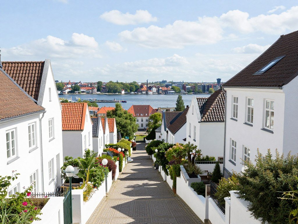 The Best Hotels in Hamburg 28 Blankenese Hamburg hillside houses overlooking Elbe River