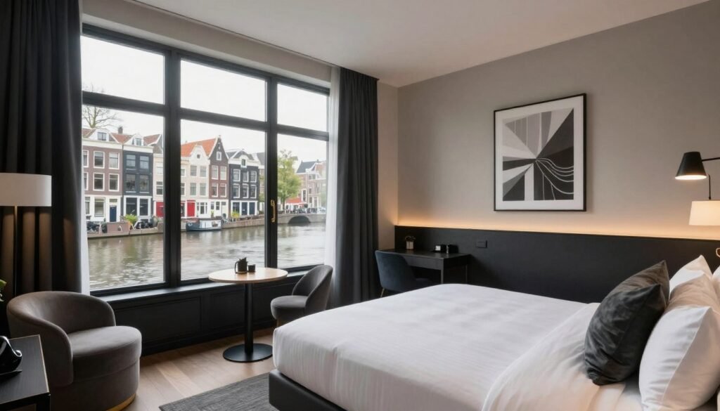 Things to Do in Utrecht, Netherlands 15 Boutique hotel room in Utrecht with canal view