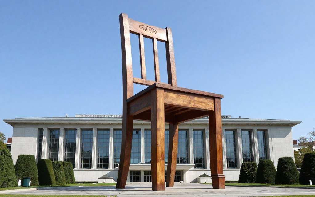 The Best Things to Do in Geneva 10 Broken Chair sculpture at Place des Nations
