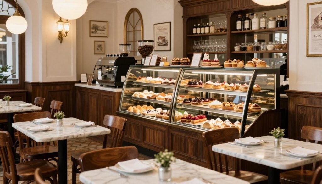 The Best Restaurants in Linz 14 Café Traxlmayr's elegant interior and traditional pastries