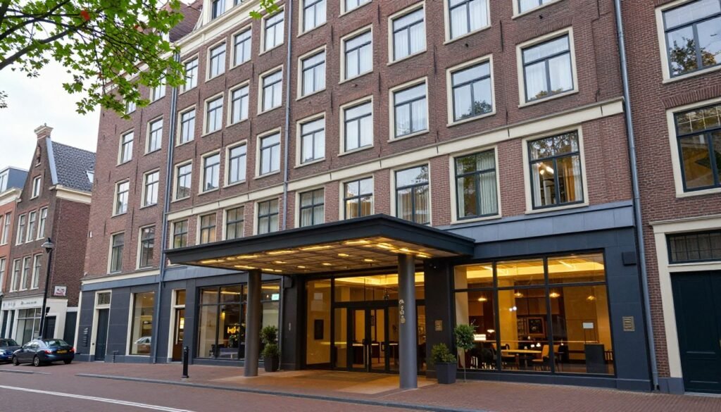 Carlton Square Hotel exterior in Haarlem Netherlands