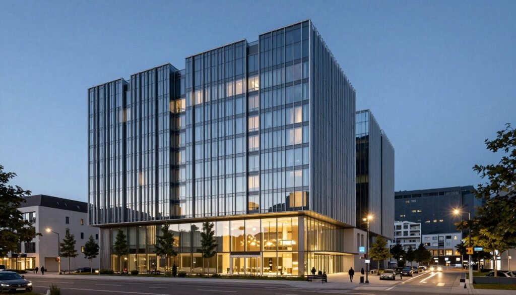 Central by Residence Hotel modern facade in Vaduz