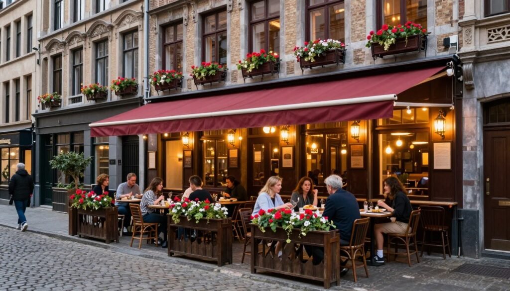 The Best Restaurants in Brussels 17 Charming neighborhood restaurant in Brussels with outdoor seating