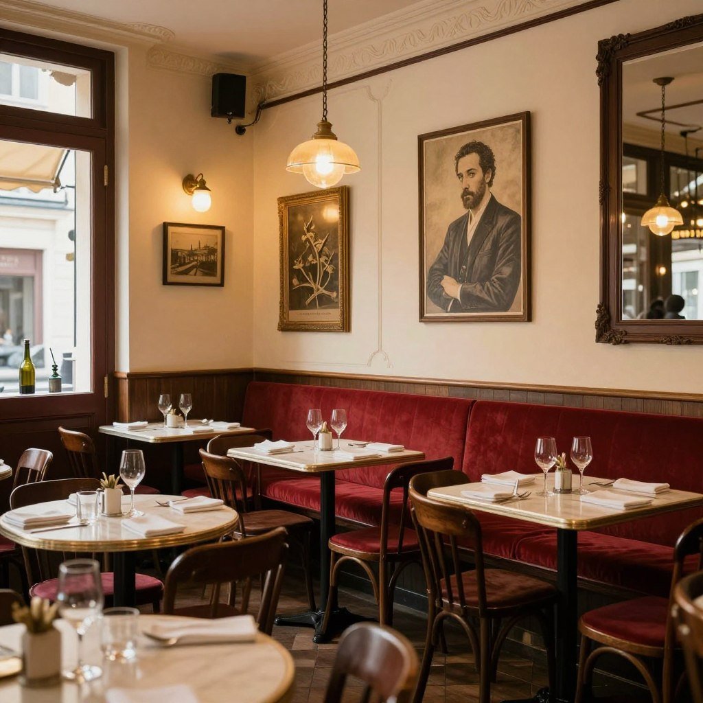 Chez Flavia French restaurant interior