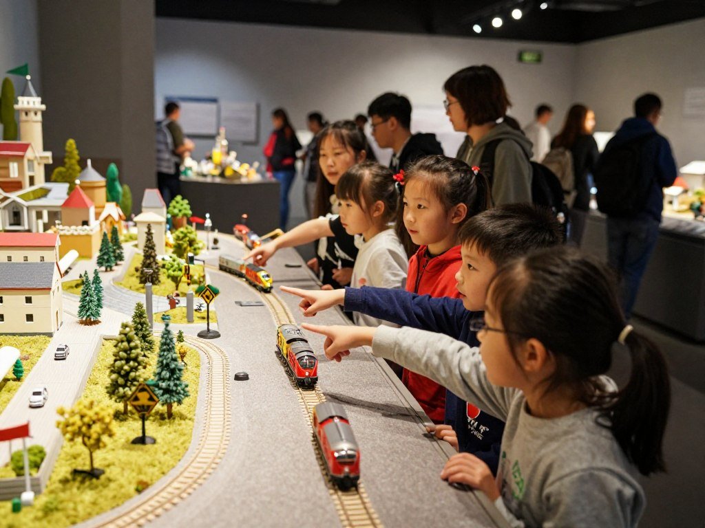 The Best Things to Do in Hamburg 33 Children enjoying Miniatur Wunderland model railway exhibit
