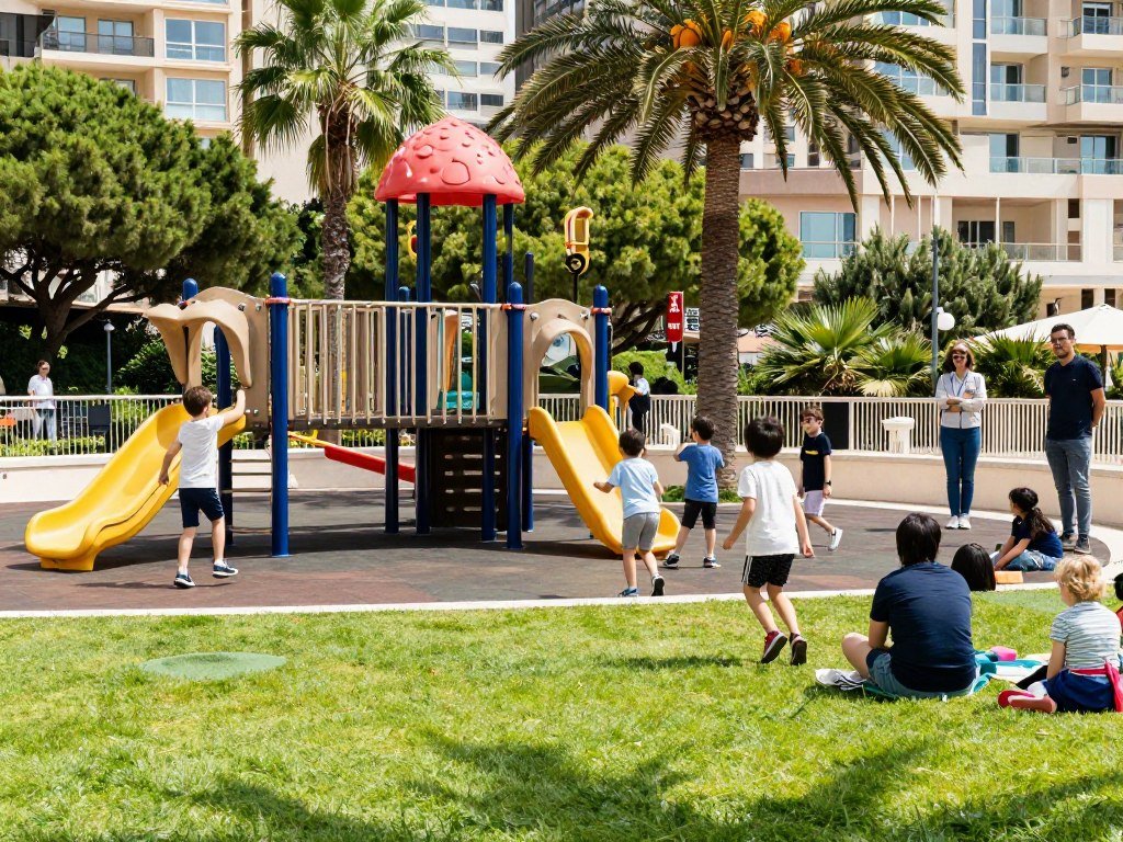 The Best Things to Do in Monaco 53 Children playing in Monaco park