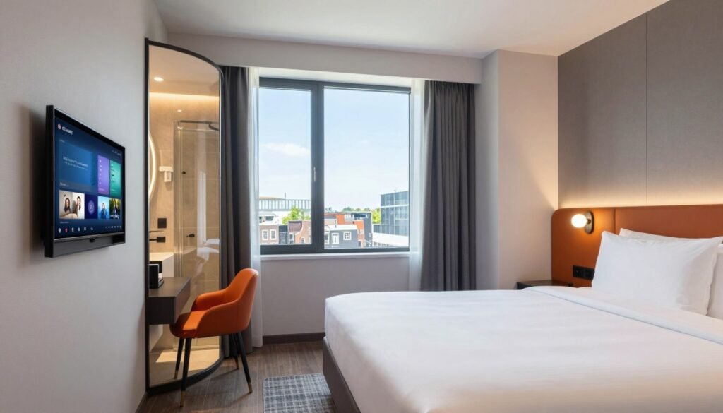 The Best Hotels in Amsterdam 10 CitizenM Amsterdam South hotel modern room design