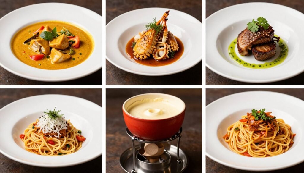 Collection of signature dishes from best restaurants in Schaan