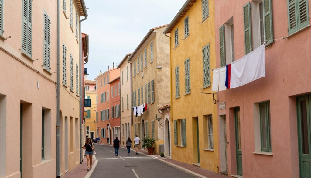 The Best Hotels in Nice 11 Colorful buildings and narrow streets of Nice's Old Town (Vieux Nice)