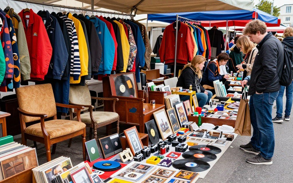 The Best Things to Do in Berlin 45 Colorful flea market stalls with vintage items, clothing, and antiques