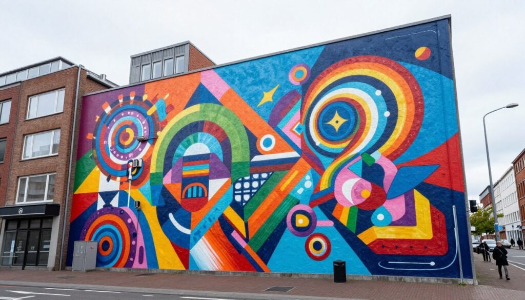 The Best Things to Do in Rotterdam 12 Colorful large-scale street art mural in Rotterdam