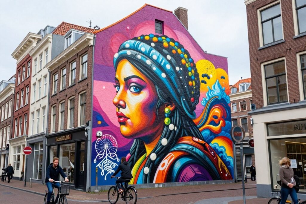 Things to Do in Utrecht, Netherlands 12 Colorful street art mural in Utrecht