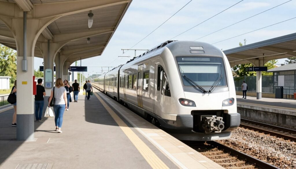 The Best Things to Do in Differdange 24 Differdange train station with arriving train