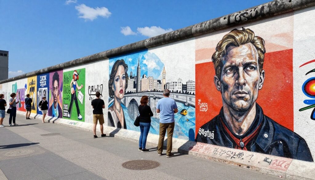 The Best Hotels in Berlin 49 East Side Gallery Berlin Wall art murals colorful street art