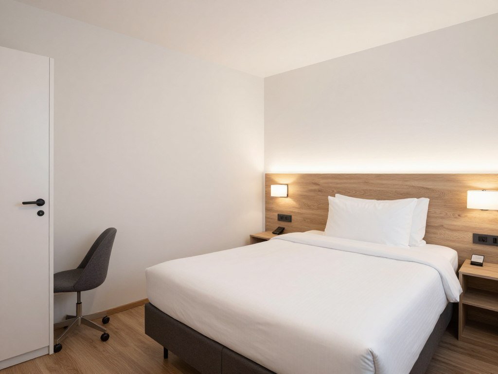 EasyHotel Zurich modern compact room design