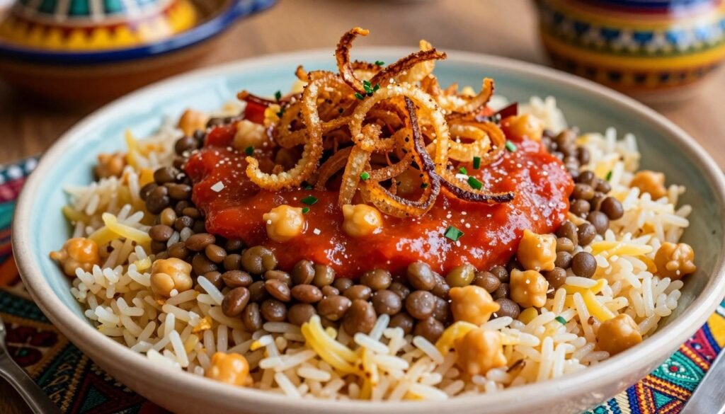 The Best Restaurants in Marseille 7 Egyptian kochari dish served at La Cantine de Nour d'Égypte in Marseille