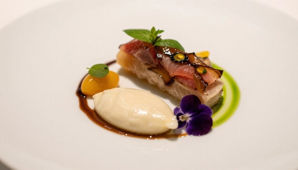 The Best Restaurants in Salzburg 4 Elegant dish served at SENNS Restaurant in Salzburg