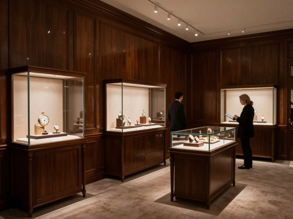 The Best Things to Do in Geneva 11 Elegant interior of Patek Philippe Museum with display cases
