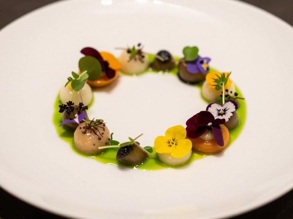 The Best Restaurants in Brussels 6 Exquisite plating at Bon Bon restaurant in Brussels