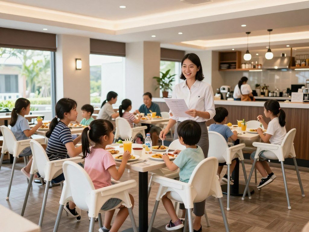 Family-friendly hotel restaurant