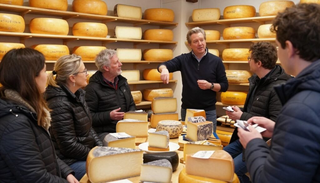 Popular Restaurants in Amsterdam 10 Food tour group sampling Dutch cheese in Amsterdam