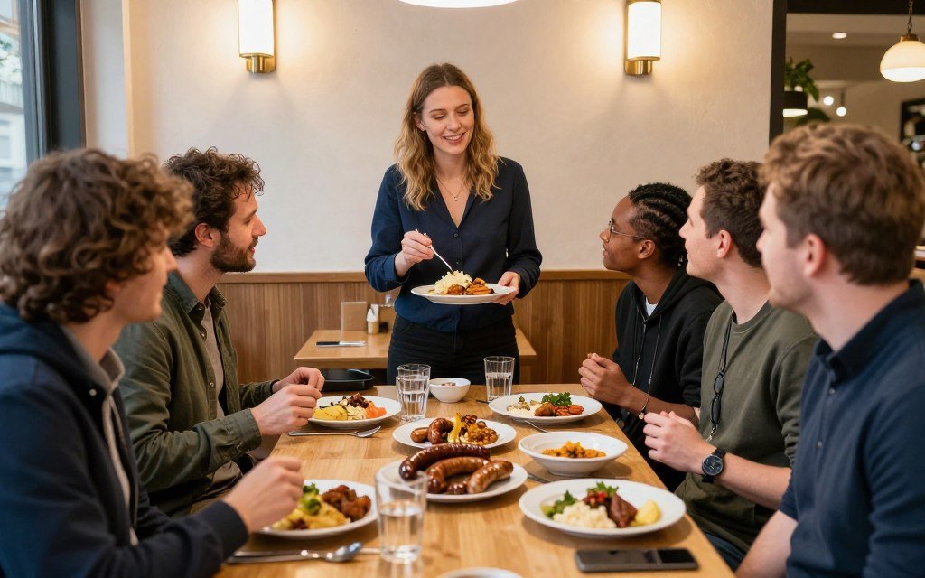 The Best Things to Do in Berlin 25 Food tour group tasting traditional German cuisine at Berlin restaurant