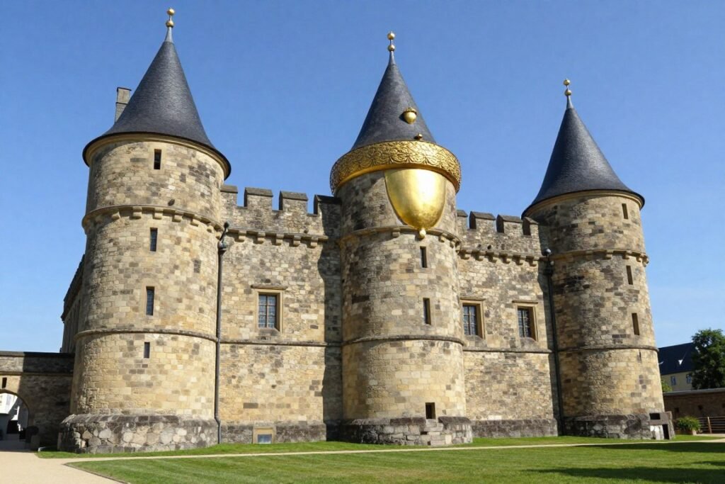 Fort Thüngen three acorns towers Luxembourg