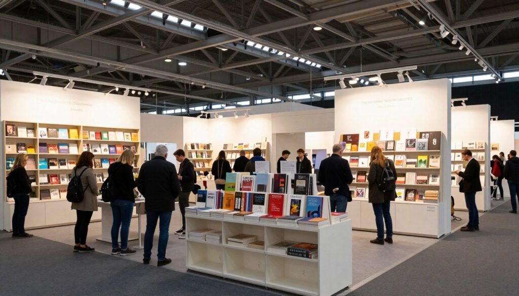 The Best Things to Do in Frankfurt 30 Frankfurt Book Fair exhibition halls with publishers and visitors