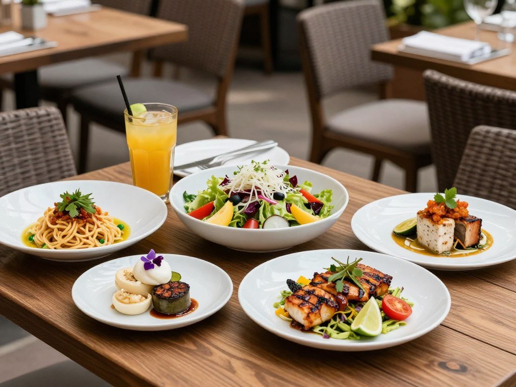 Fresh spring and summer dishes at Schaan restaurants with outdoor seating