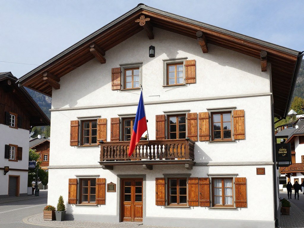 Gasthaus zum Engel traditional building facade