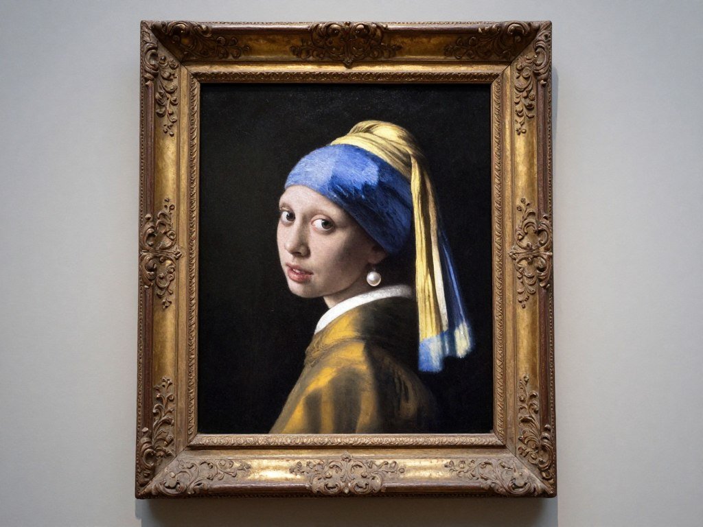 Girl with a Pearl Earring by Vermeer at the Mauritshuis museum in The Hague, what is The Hague famous for