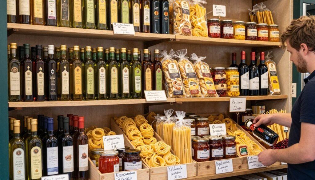 The Best Restaurants in Marseille 10 Gourmet food products displayed at Épicerie L'Idéal in Marseille