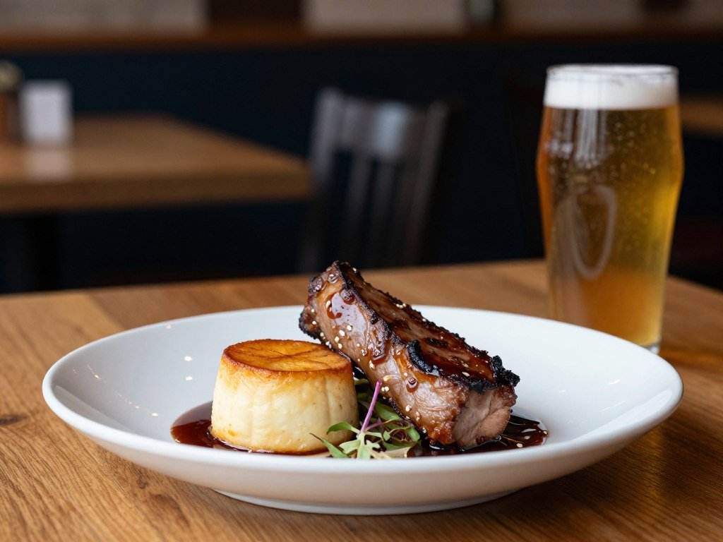 The Best Pubs in Manchester 2026 17 Gourmet pub food being served at The Black Friar in Manchester