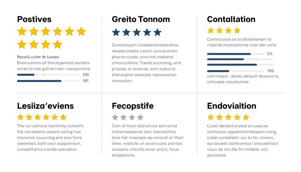 Guest review ratings and feedback analysis visualization