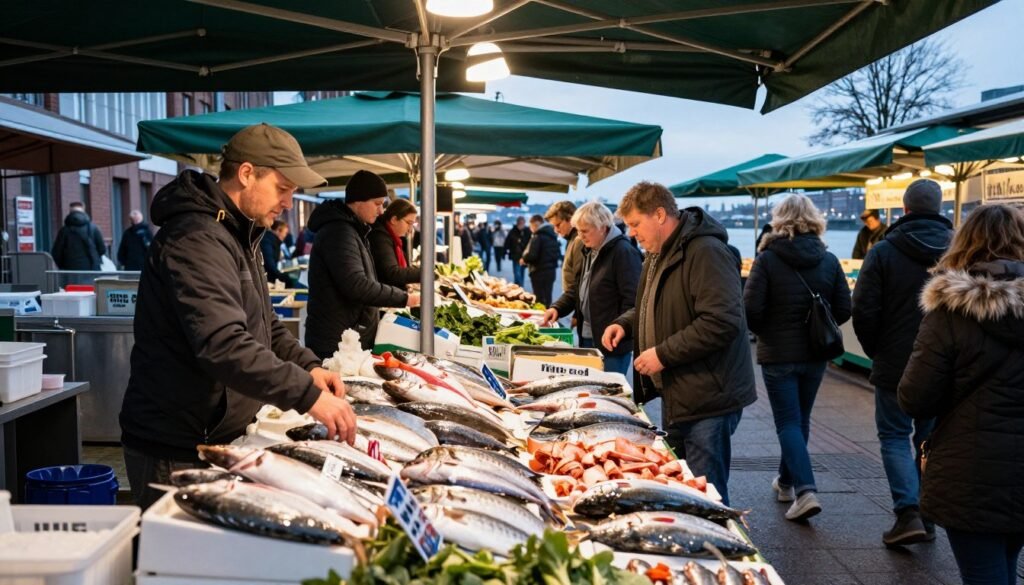 The Best Things to Do in Hamburg 25 Hamburg Fish Market with vendors, crowds, and fresh seafood displays