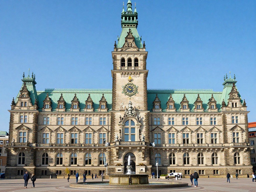 The Best Things to Do in Hamburg 1 Hamburg Rathaus town hall with ornate Renaissance architecture and central fountain