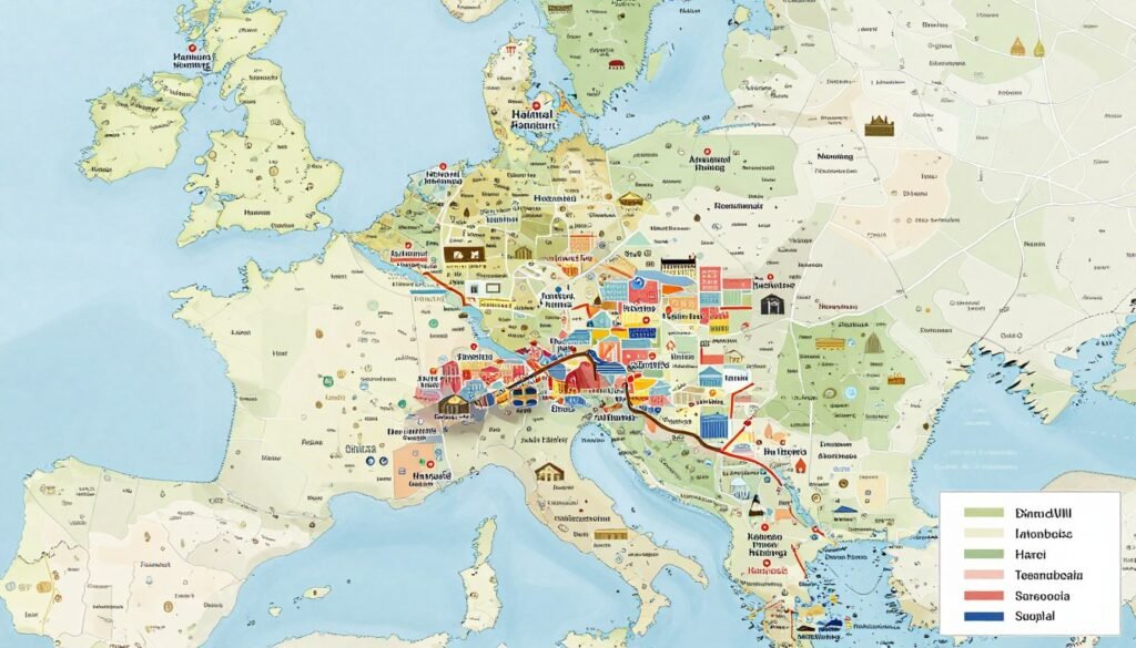 The Best Hotels in Hamburg 24 Hamburg neighborhood map showing hotel districts and attractions