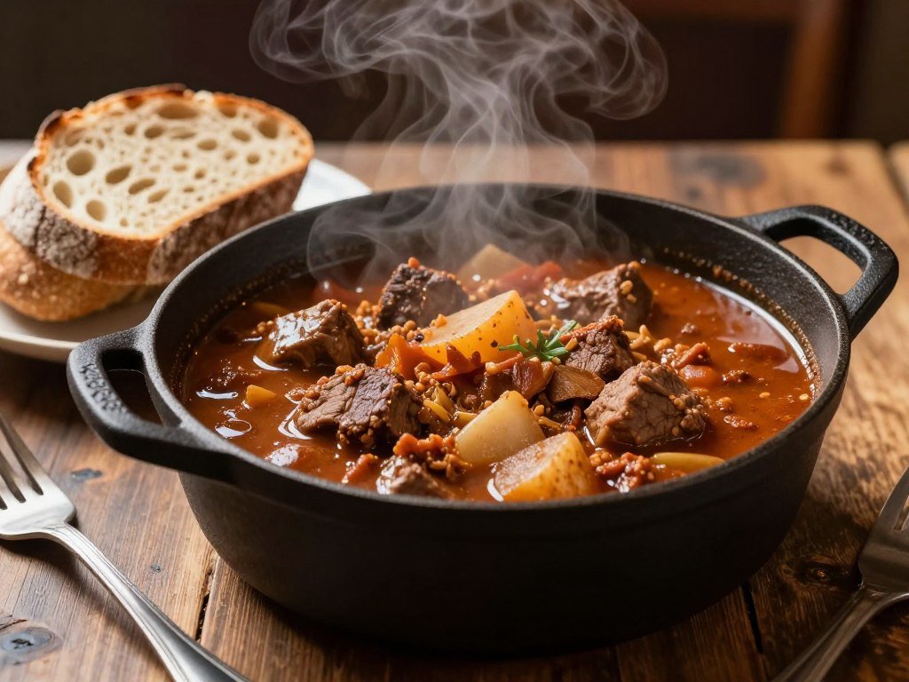 Hearty winter comfort food dish
